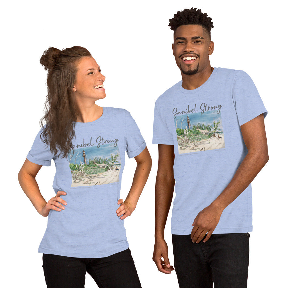 Sanibel Lighthouse and Driftwood Shirt