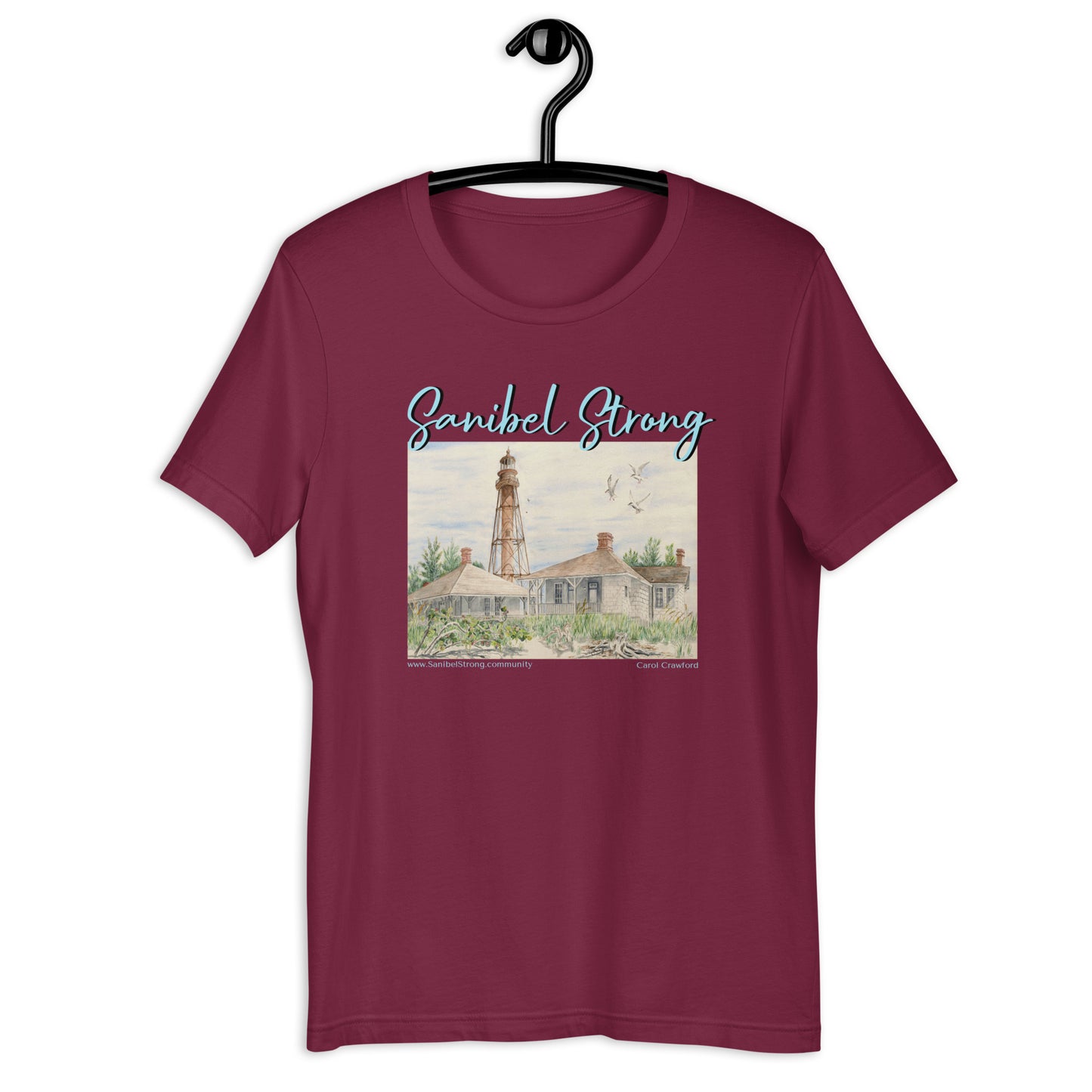 Sanibel Strong Lighthouse Unisex Shirt (dark colors)