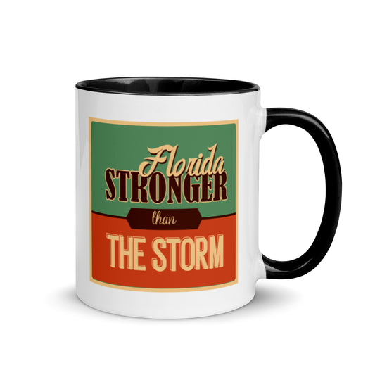 Florida Stronger Than The Storm Retro Mug