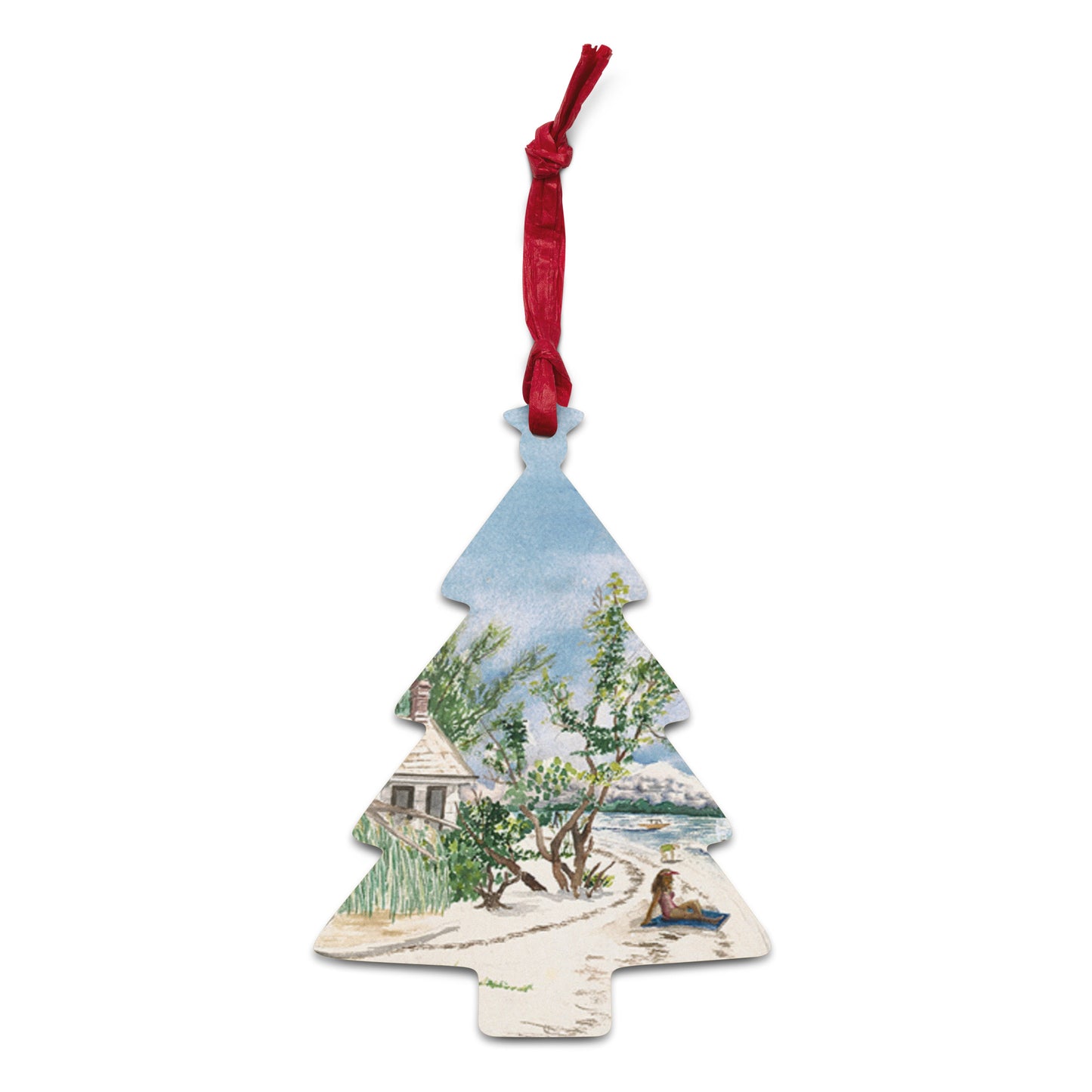 Sanibel Christmas Ornaments (all 6 shapes have Sanibel Lighthouse on front!)