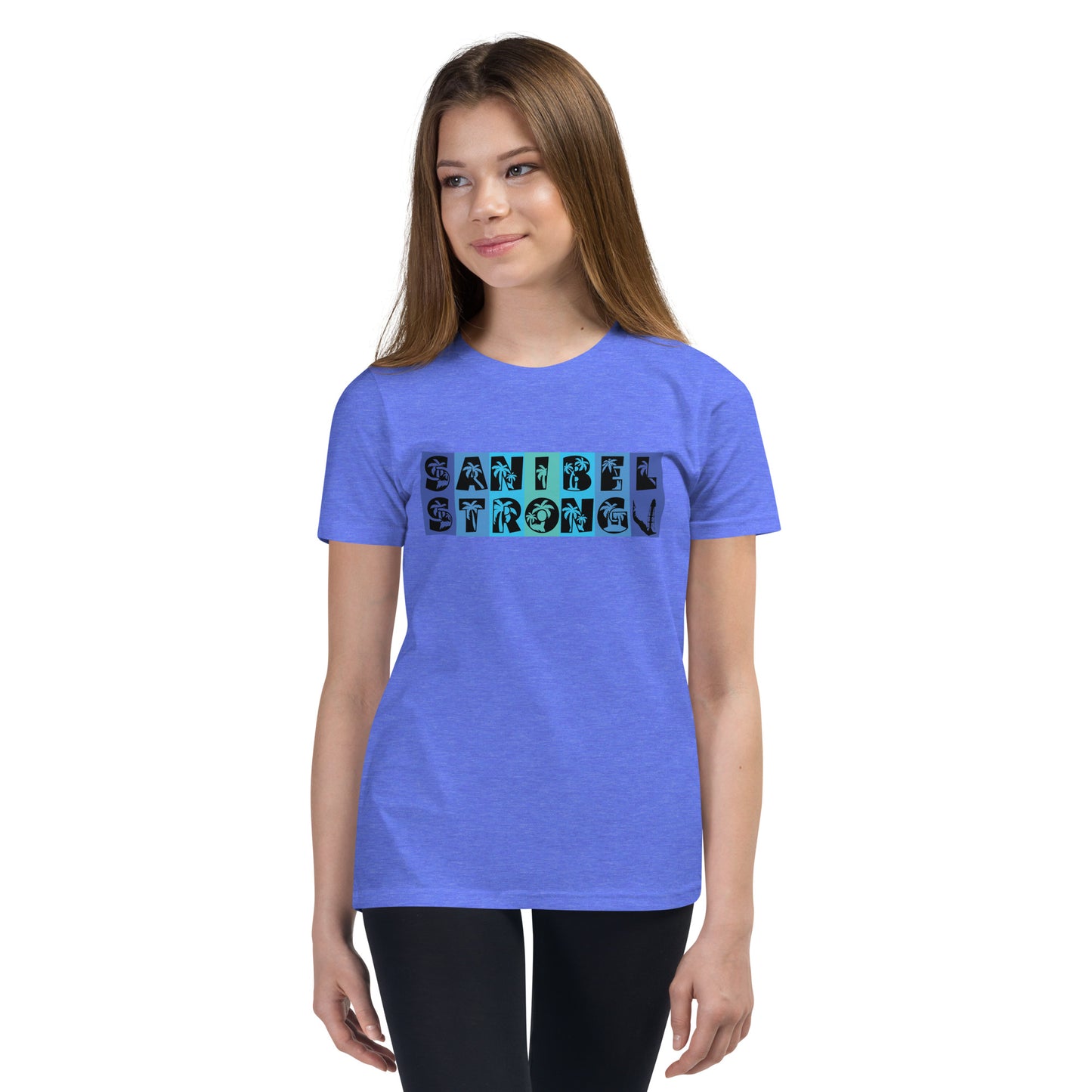 Sanibel Strong Youth Shirt - Blue Design